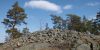 Muinaishauta, kivikasa korkealla paikalla.. Kuvaaja: Päivi Maaranen, Museovirasto
