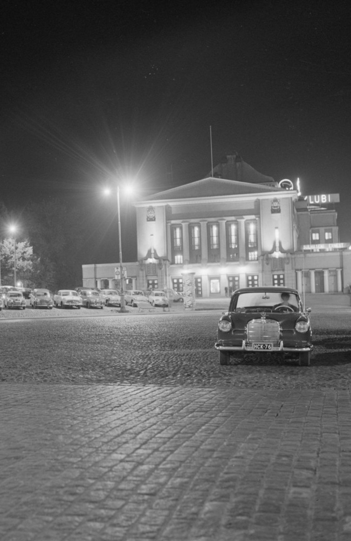 Centraltorget i Tammerfors 1963. Foto: Teuvo Kanerva / Museiverkets Bildsamlingar