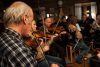 Kaustinen Fiddle players jam session art a private home pieni